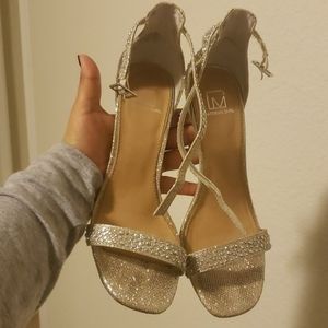 Material Girl rhinestone heel